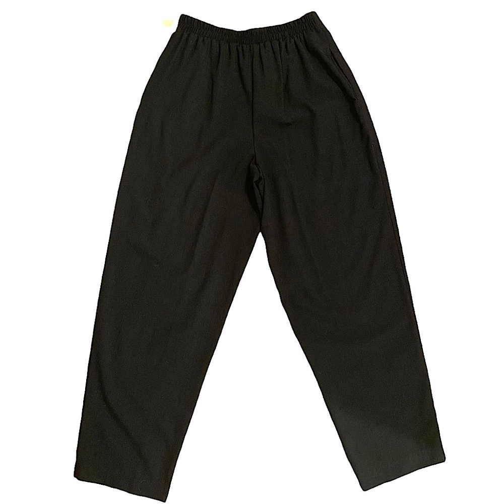🆕 VINTAGE 80s TONI GARMENT FOR CC MAGIC BLACK HIGH WAIST PANTS  SZ 12